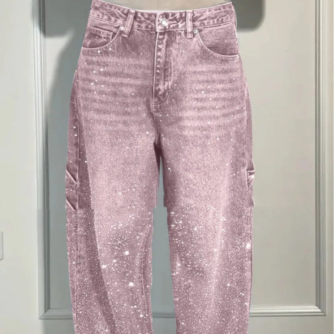 Jeans dritti larghi