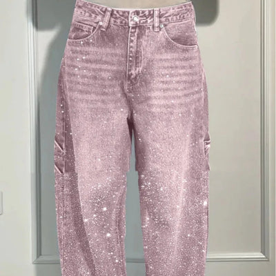 Jeans dritti larghi