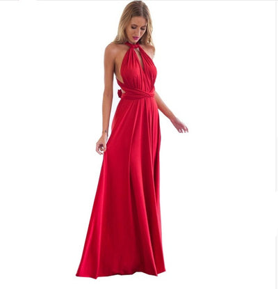 Abito lungo sexy boho