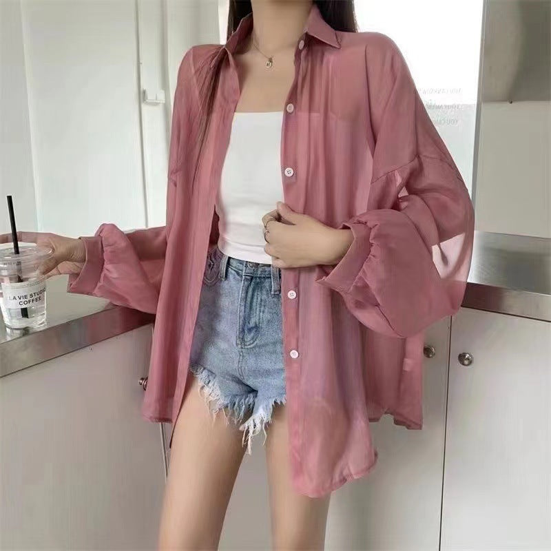 Camicia trasparente