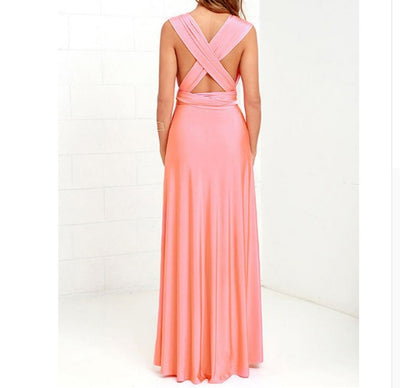 Abito lungo sexy boho