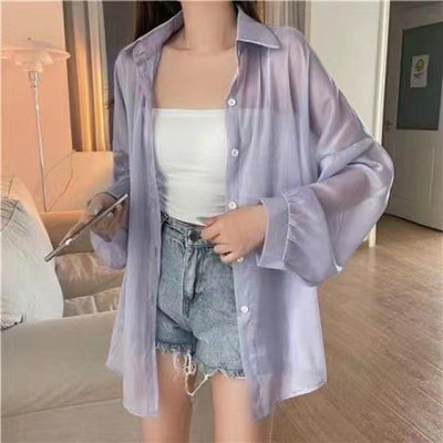 Camicia trasparente