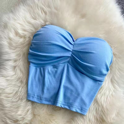 Top con scollo a cuore