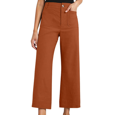 Pantaloni larghi casual snellenti