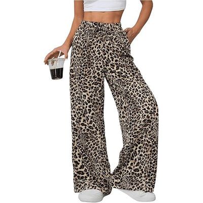Pantaloni comodi leopardati