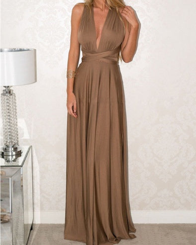 Abito lungo sexy boho