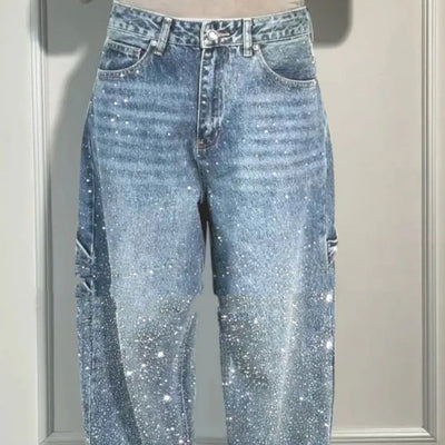 Jeans dritti larghi