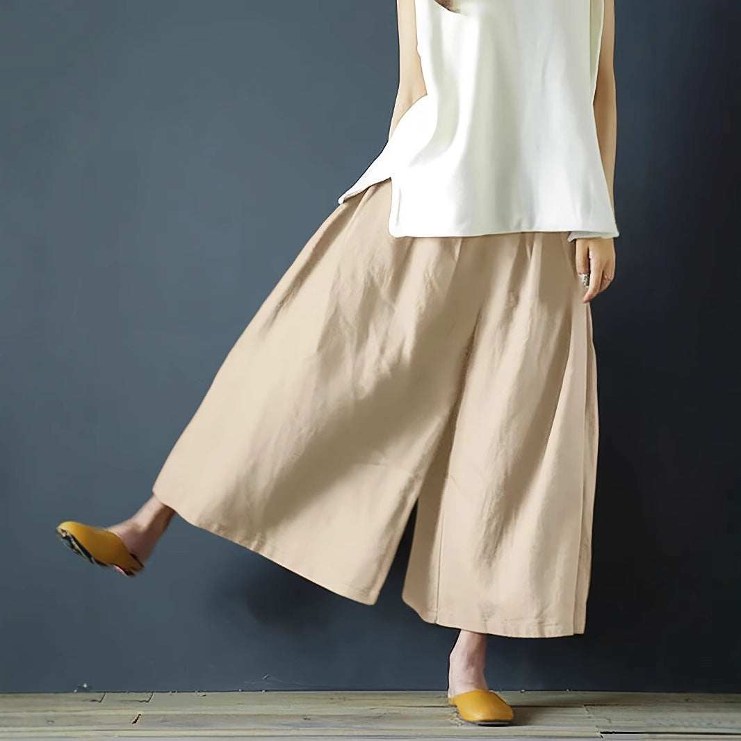 Pantaloni wide leg