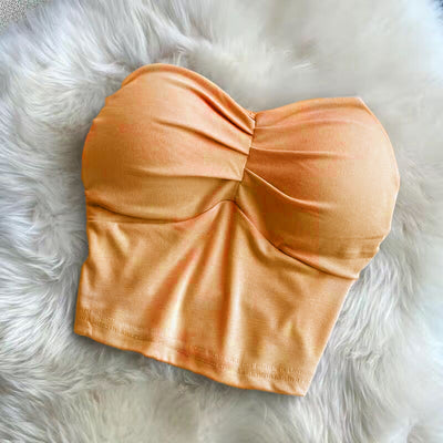 Top con scollo a cuore