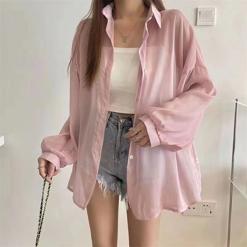 Camicia trasparente