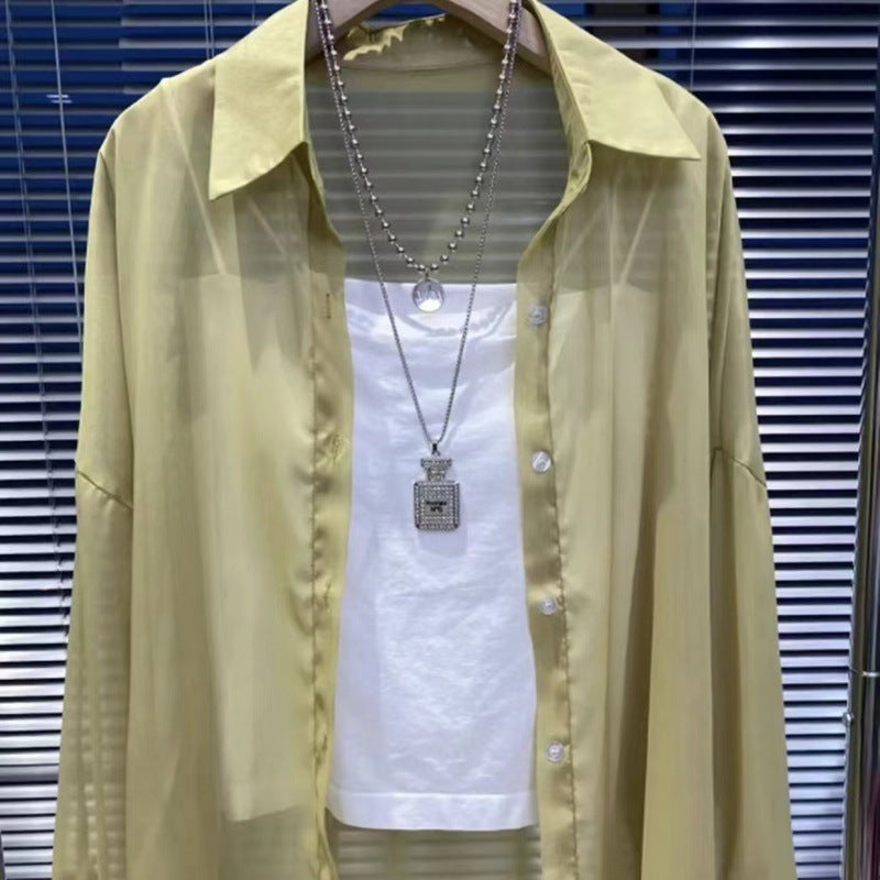 Camicia trasparente