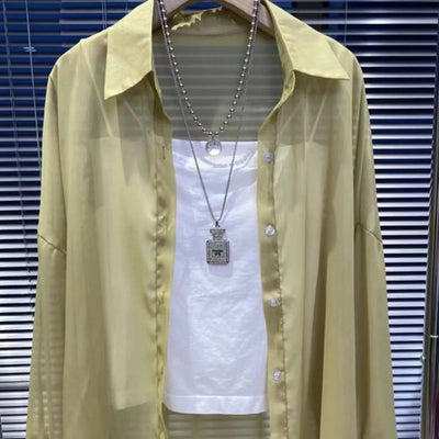 Camicia trasparente
