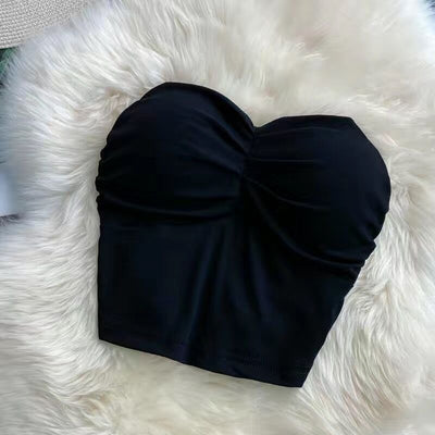 Top con scollo a cuore