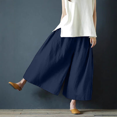 Pantaloni wide leg