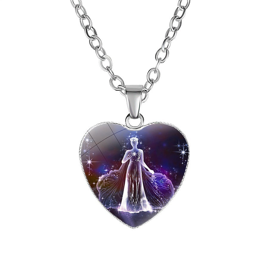 Collana con ciondolo a forma di cuore