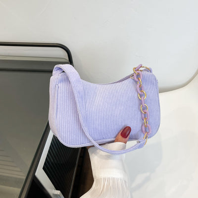 Borsa a spalla in tessuto