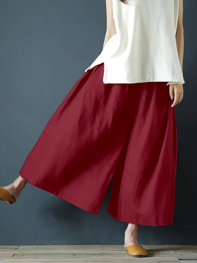 Pantaloni wide leg