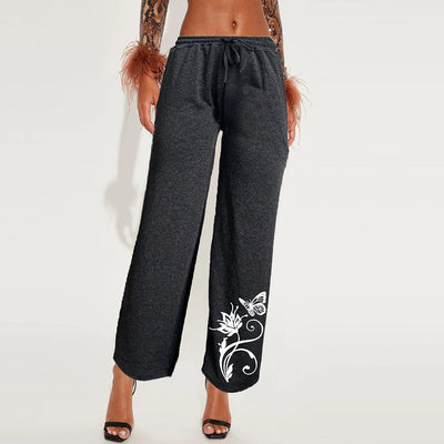 Pantaloni casual wide leg