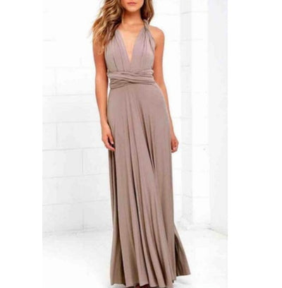 Abito lungo sexy boho