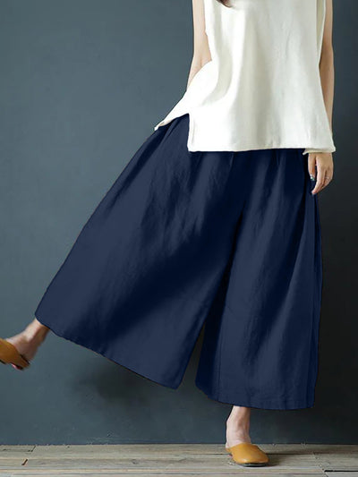 Pantaloni wide leg