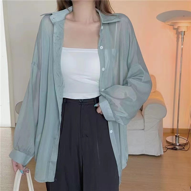 Camicia trasparente
