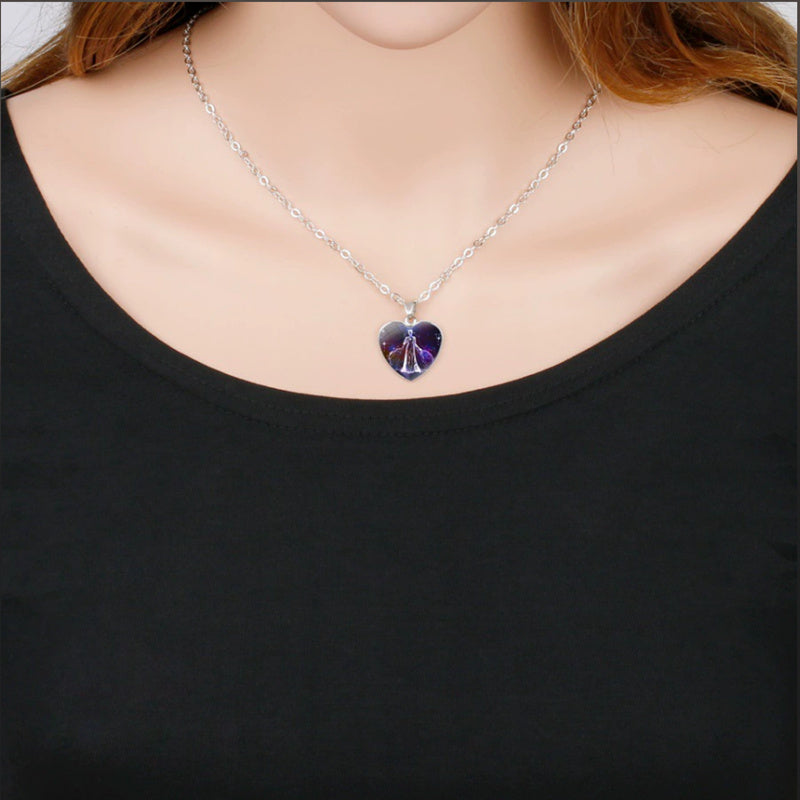 Collana con ciondolo a forma di cuore