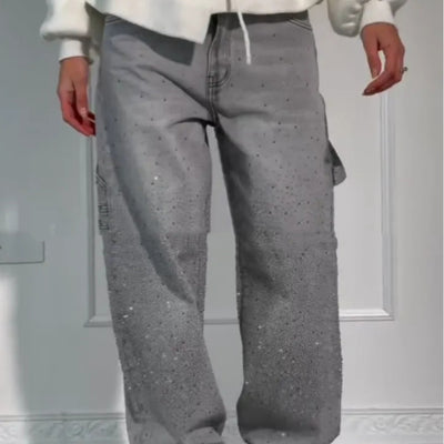 Jeans dritti larghi