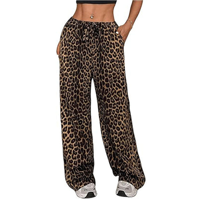 Pantaloni comodi leopardati