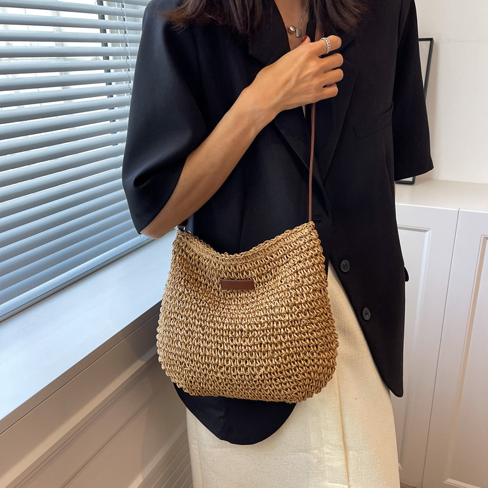 Tote bag in paglia