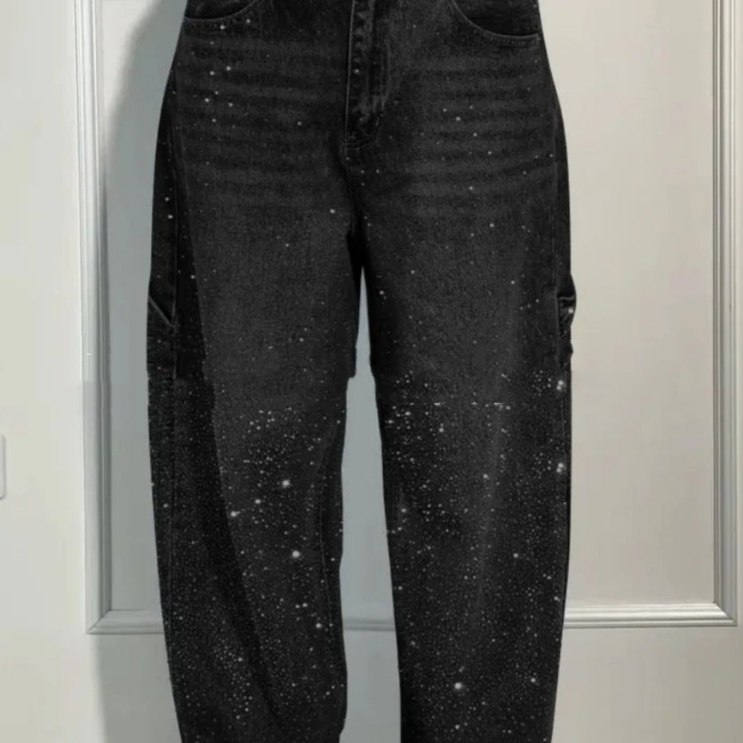 Jeans dritti larghi
