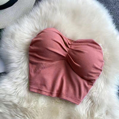 Top con scollo a cuore