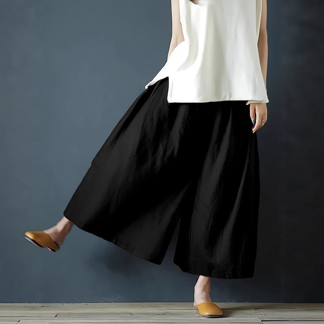 Pantaloni wide leg
