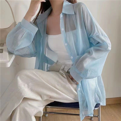 Camicia trasparente