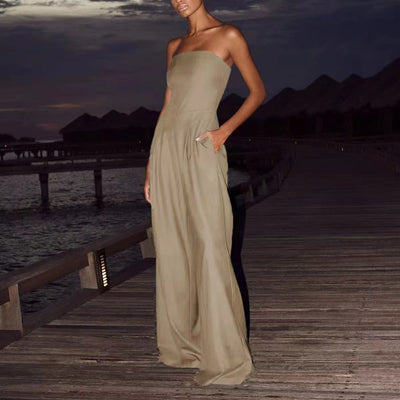 Tuta larga wide leg