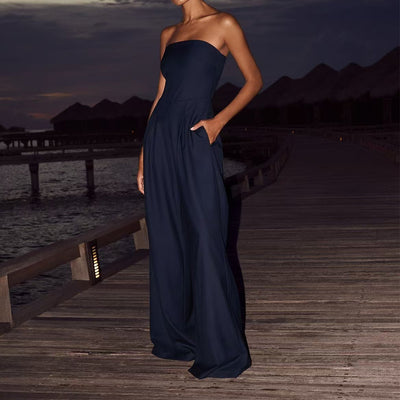 Tuta larga wide leg