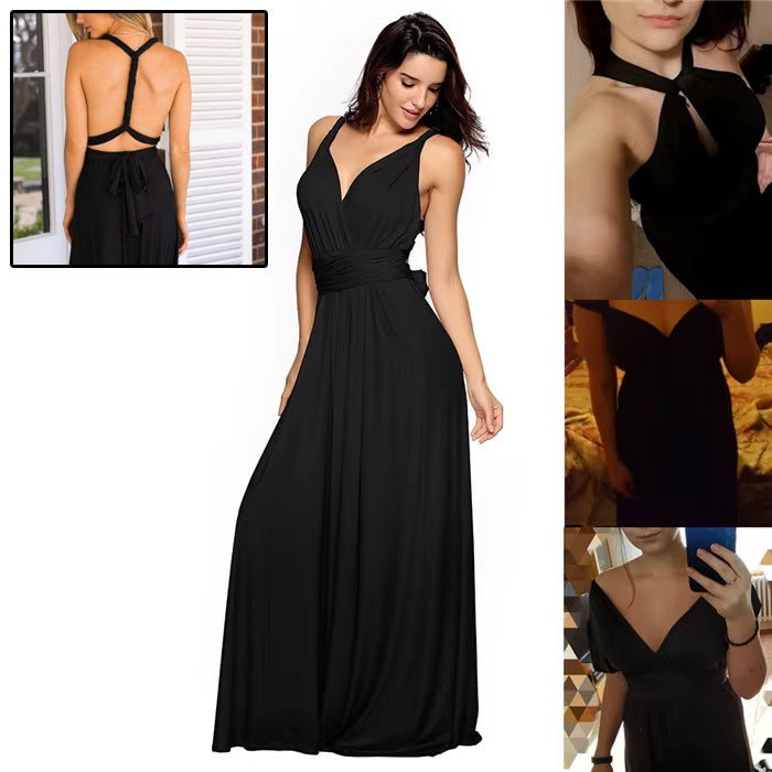 Abito lungo sexy boho