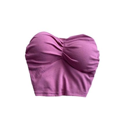 Top con scollo a cuore