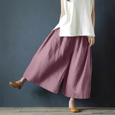 Pantaloni wide leg