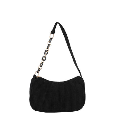 Borsa a spalla in tessuto