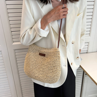 Tote bag in paglia