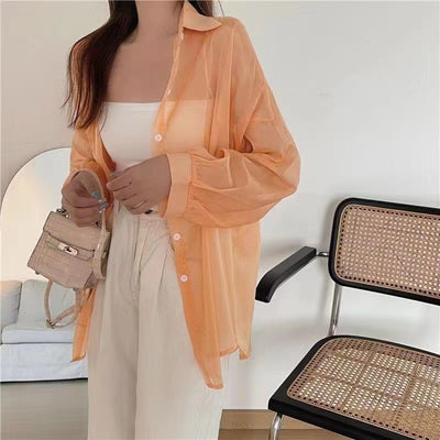 Camicia trasparente