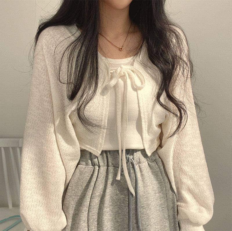 Cardigan corto