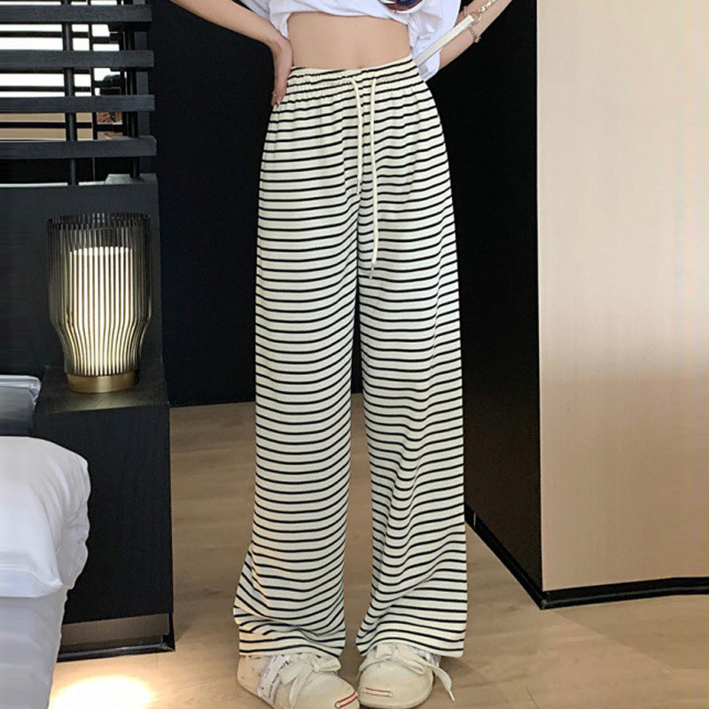 Pantaloni casual a righe