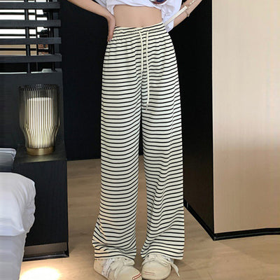 Pantaloni casual a righe