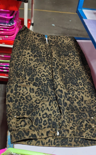 Jeans wide leg vita media